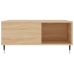 Mesa de centro madera contrachapada roble Sonoma 80x80x36,5 cm