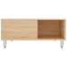 Mesa de centro madera contrachapada roble Sonoma 80x80x36,5 cm