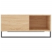 Mesa de centro madera contrachapada roble Sonoma 80x80x36,5 cm