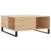 Mesa de centro madera contrachapada roble Sonoma 80x80x36,5 cm