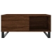 Mesa de centro madera contrachapada roble marrón 80x80x36,5 cm