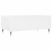 Mesa de centro madera contrachapada blanco 90x50x36,5 cm