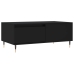 Mesa de centro madera contrachapada negro 90x50x36,5 cm