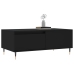 Mesa de centro madera contrachapada negro 90x50x36,5 cm