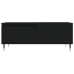 Mesa de centro madera contrachapada negro 90x50x36,5 cm