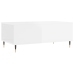 Mesa de centro madera contrachapada blanco brillo 90x50x36,5 cm