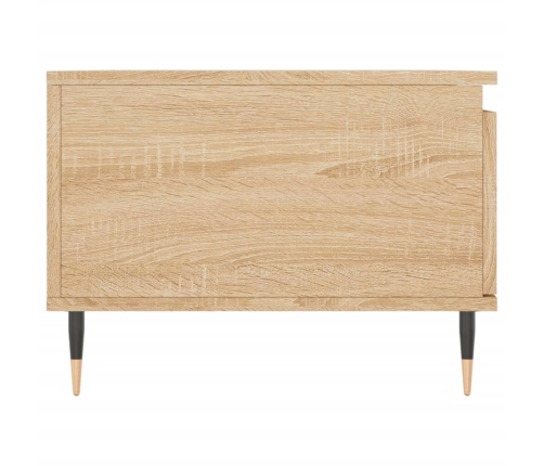 Mesa de centro madera contrachapada roble Sonoma 90x50x36,5 cm