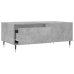 Mesa de centro madera contrachapada gris hormigón 90x50x36,5 cm