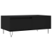 vidaXL Mesa de centro madera contrachapada negro 90x50x36,5 cm