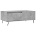 Mesa de centro madera contrachapada gris hormigón 90x50x36,5 cm