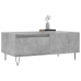 Mesa de centro madera contrachapada gris hormigón 90x50x36,5 cm