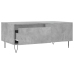 Mesa de centro madera contrachapada gris hormigón 90x50x36,5 cm