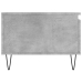 Mesa de centro madera contrachapada gris hormigón 90x50x36,5 cm