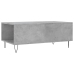 Mesa de centro madera contrachapada gris hormigón 90x50x36,5 cm