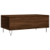 Mesa de centro madera contrachapada marrón roble 90x50x36,5 cm