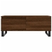 Mesa de centro madera contrachapada marrón roble 90x50x36,5 cm