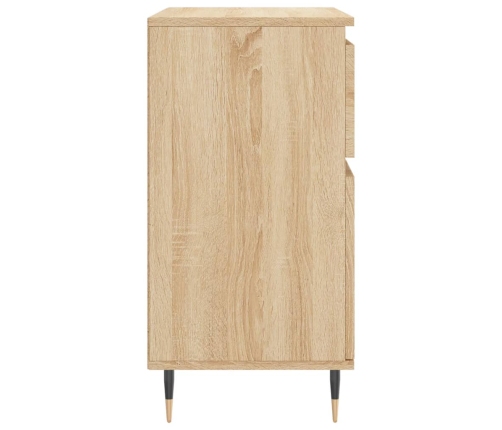 Aparador de madera contrachapada roble Sonoma 60x35x70 cm