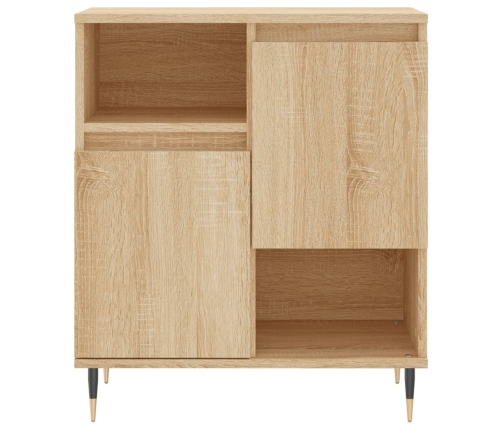 Aparador de madera contrachapada roble Sonoma 60x35x70 cm