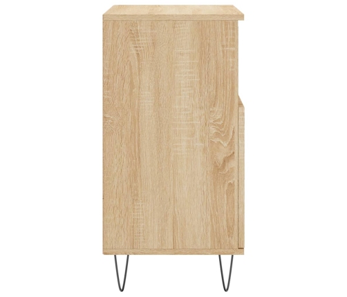 Aparador de madera contrachapada roble Sonoma 60x35x70 cm