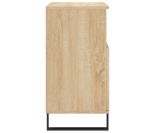 Aparador de madera contrachapada roble Sonoma 60x35x70 cm