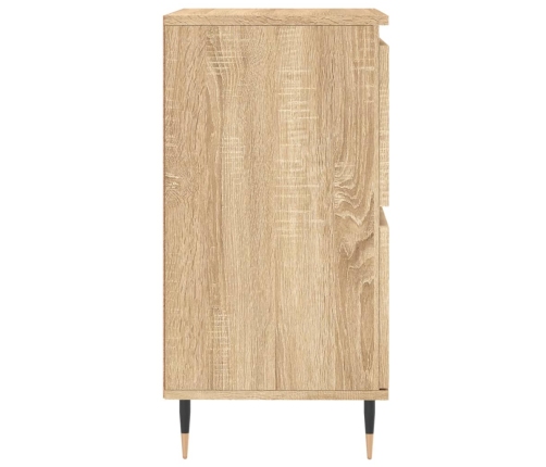 Aparador de madera contrachapada roble Sonoma 60x35x70 cm