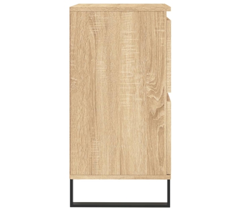 Aparador de madera contrachapada roble Sonoma 60x35x70 cm