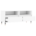 vidaXL Mueble para TV madera contrachapada blanco 100x34,5x44,5 cm