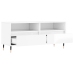 Mueble de TV madera contrachapada blanco brillo 100x34,5x44,5cm