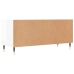 Mueble de TV madera contrachapada blanco brillo 100x34,5x44,5cm