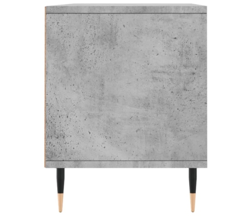 Mueble de TV madera contrachapada gris hormigón 100x34,5x44,5cm