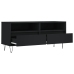 vidaXL Mueble de TV madera contrachapada negro 100x34,5x44,5 cm