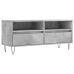 Mueble de TV madera contrachapada gris hormigón 100x34,5x44,5cm