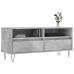 Mueble de TV madera contrachapada gris hormigón 100x34,5x44,5cm