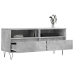 Mueble de TV madera contrachapada gris hormigón 100x34,5x44,5cm