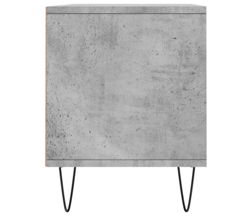 Mueble de TV madera contrachapada gris hormigón 100x34,5x44,5cm