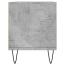 Mueble de TV madera contrachapada gris hormigón 100x34,5x44,5cm