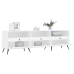 Mueble de TV madera contrachapada blanco 150x30x44,5 cm