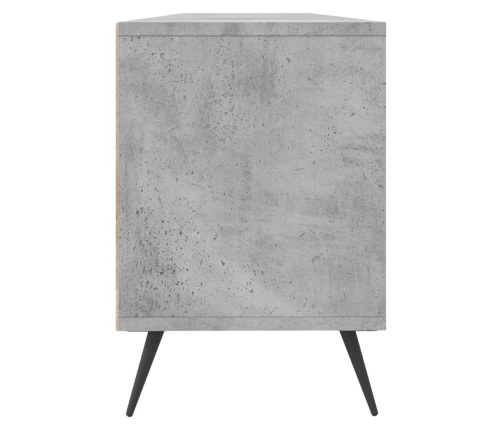 vidaXL Mueble de TV madera contrachapada gris hormigón 150x30x44,5 cm