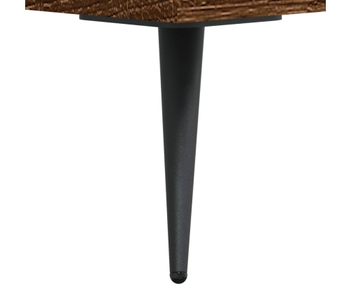Mueble de TV madera contrachapada roble marrón 150x30x44,5 cm