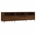 Mueble de TV madera contrachapada roble marrón 150x30x44,5 cm