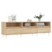 Mueble de TV madera contrachapada roble Sonoma 150x30x44,5 cm