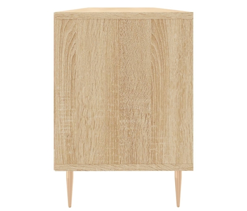 Mueble de TV madera contrachapada roble Sonoma 150x30x44,5 cm