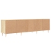 Mueble de TV madera contrachapada roble Sonoma 150x30x44,5 cm