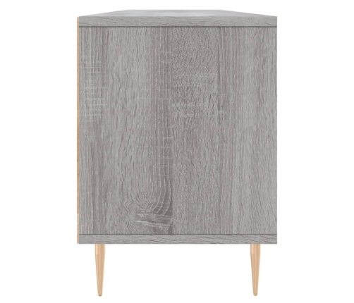 Mueble para TV madera contrachapada gris Sonoma 150x30x44,5 cm