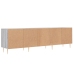 Mueble para TV madera contrachapada gris Sonoma 150x30x44,5 cm