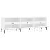 Mueble de TV madera contrachapada blanco 150x30x44,5 cm