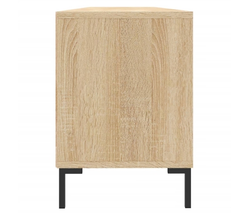 Mueble de TV madera contrachapada roble Sonoma 150x30x44,5 cm