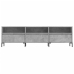 Mueble de TV madera contrachapada gris hormigón 150x30x44,5 cm