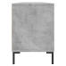 Mueble de TV madera contrachapada gris hormigón 150x30x44,5 cm