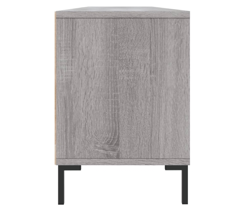 Mueble para TV madera contrachapada gris Sonoma 150x30x44,5 cm